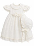 Vestido de Niña Blanco Flor