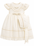 Vestido de Niña Blanco Lineal