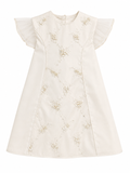 Vestido de Niña Blanco Marfil