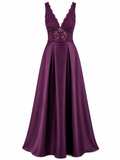 Vestido de Noche Morado