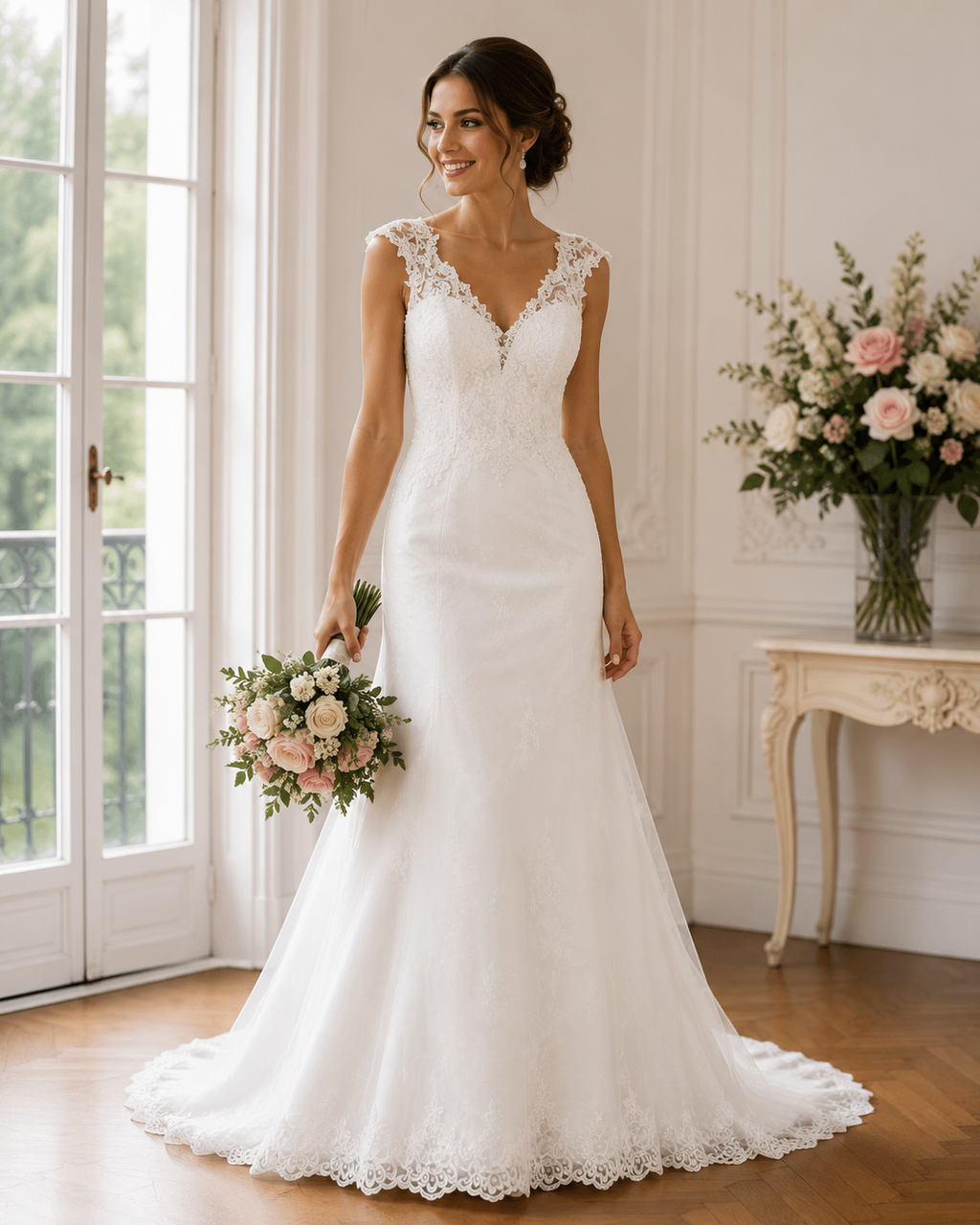Vestido de Novia Espalda Descubierta Talla 14