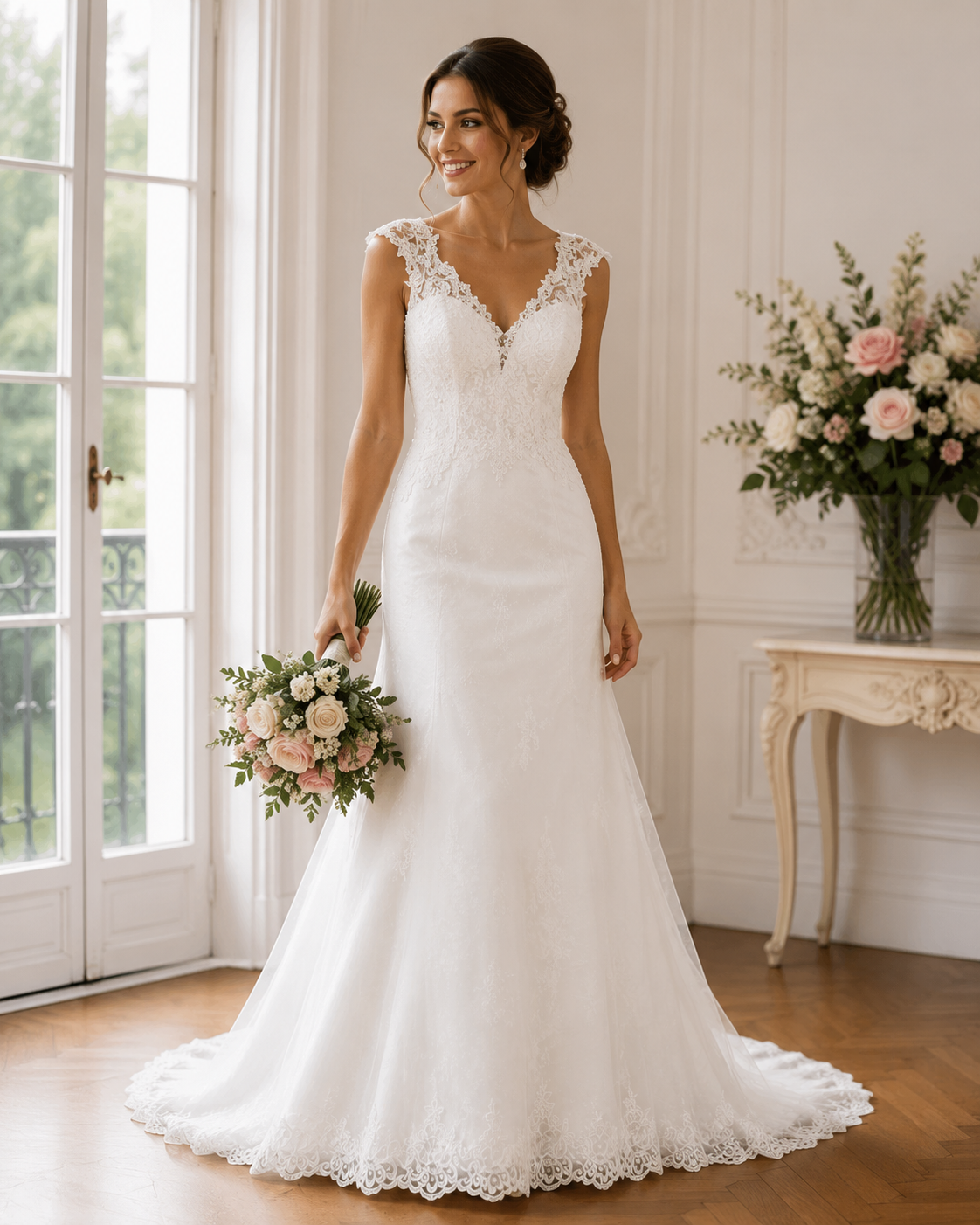 Vestido de Novia Espalda Descubierta Talla 14