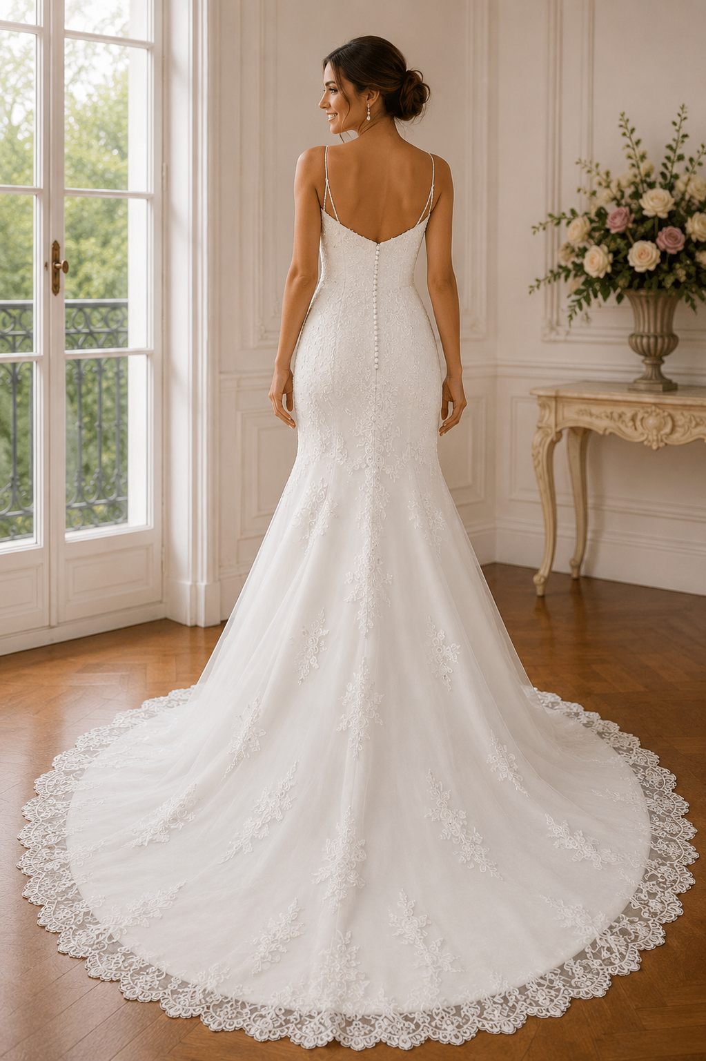 Vestido Largo de Novia Talla 14