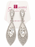 Pendientes de piedras brillantes
