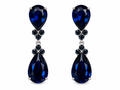 Pendientes de gota azules