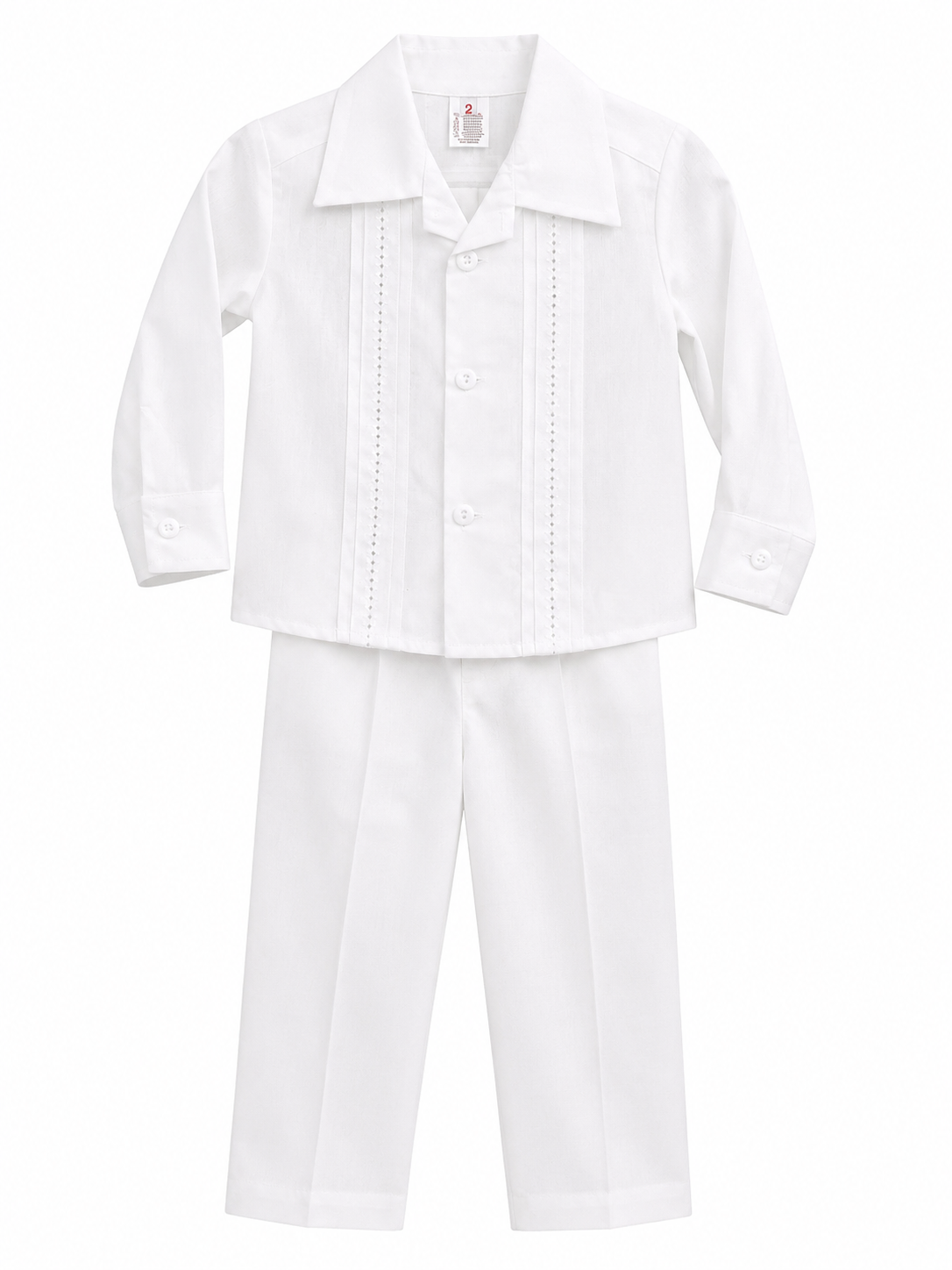 Traje Guayabera de Manga Larga