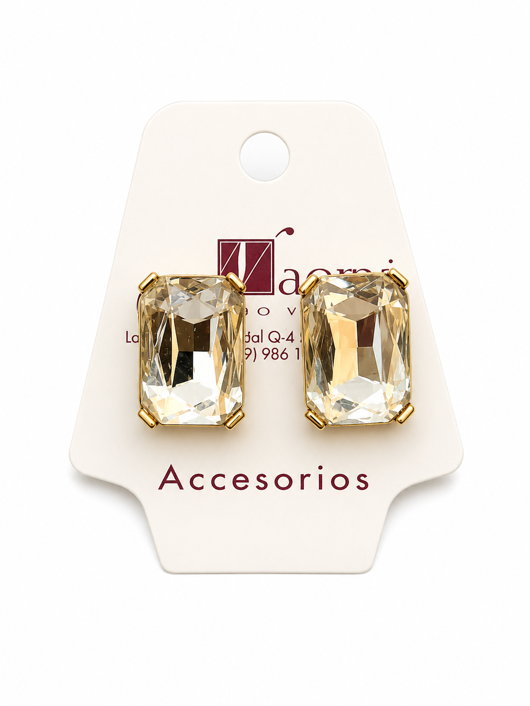 Pendientes de cristal