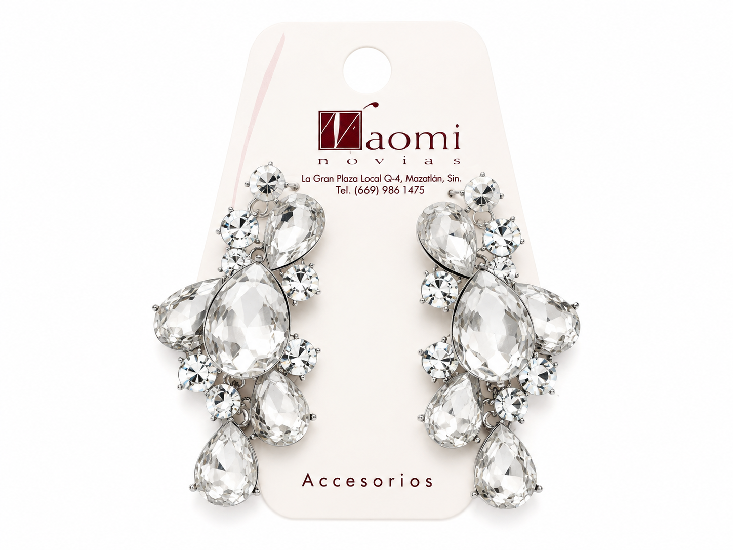 Aretes plateados