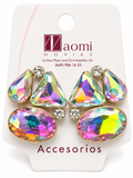 Joyería de cristales brillantes tornasol