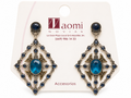 Pendientes largos con tonos azules