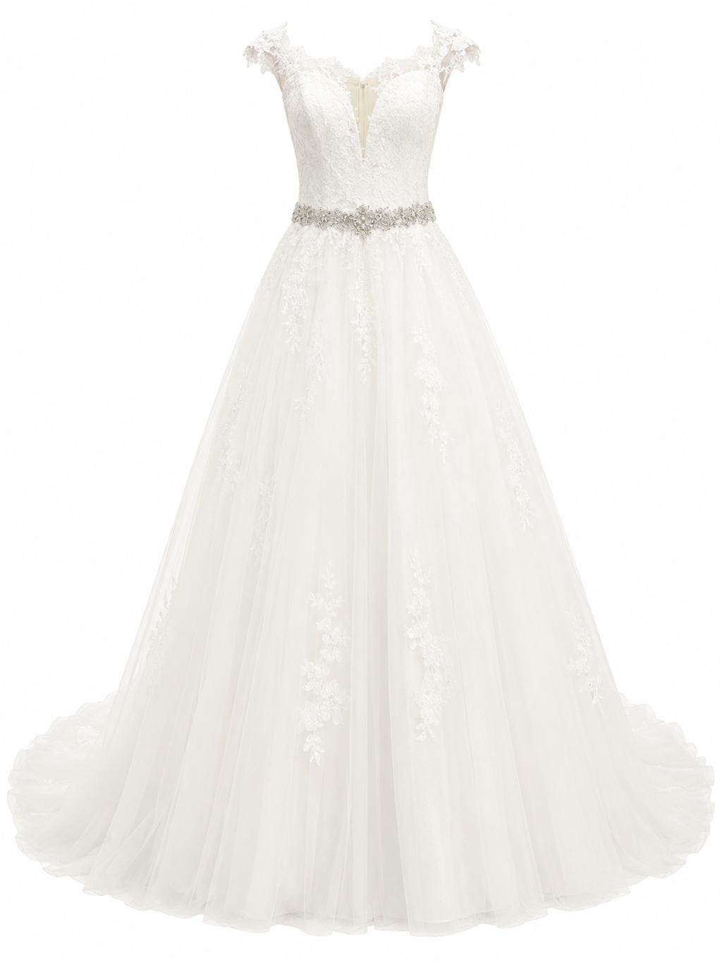 Vestido de Boda Elegante Largo Ivory