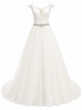 Vestido de Boda Elegante Largo Ivory