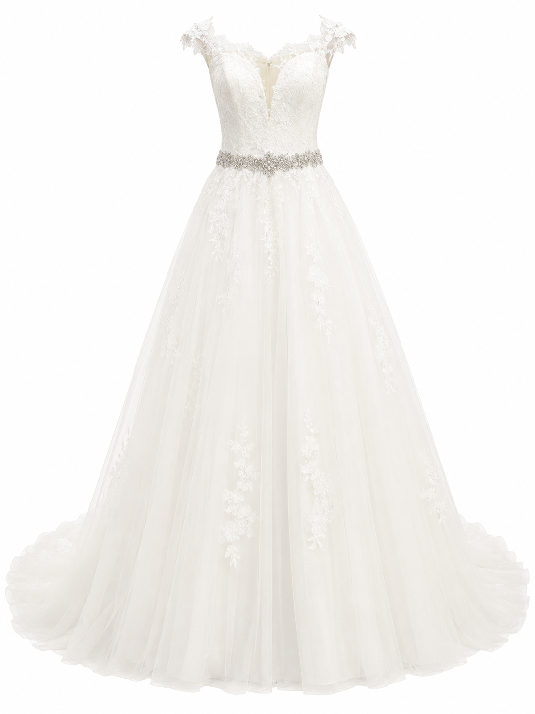 Vestido de Boda Elegante Largo Ivory
