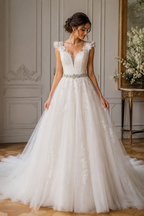 Vestido de Boda Elegante Largo Ivory