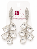 Elegantes pendientes de cristal