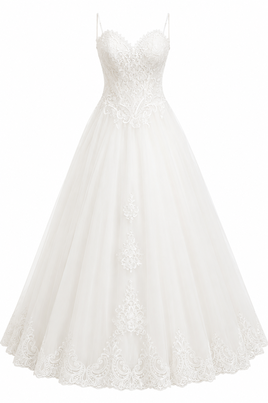 Vestido de boda Color Ivory Detallado