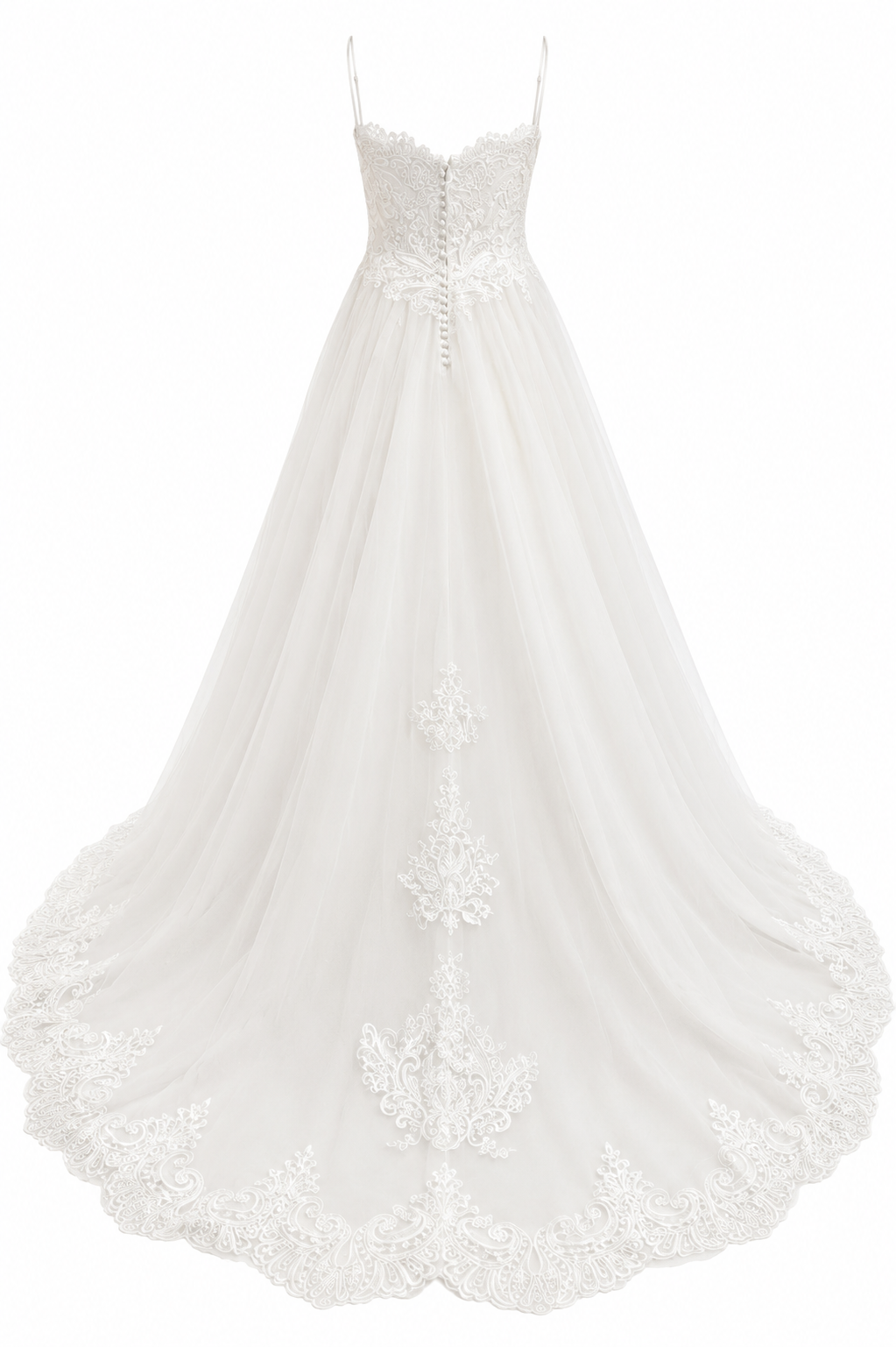 Vestido de boda Color Ivory Detallado