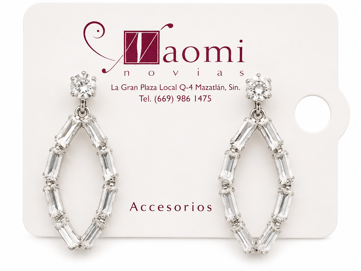 Pendientes de cristal