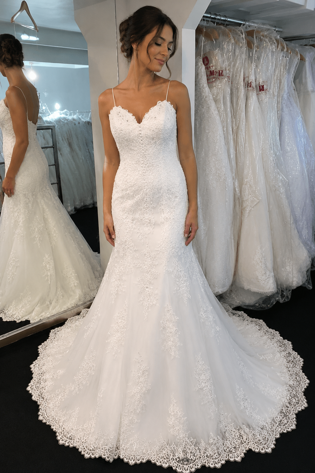 Vestido de Boda con Detalle Floral