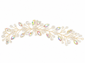 Adorno de cabello dorado y cristal