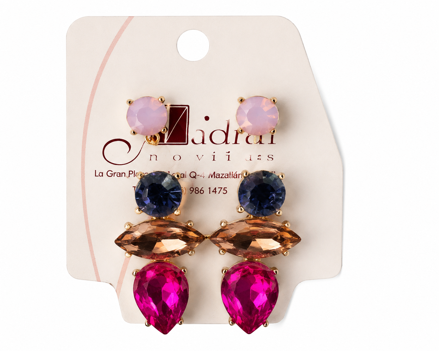 Pendientes coloridos