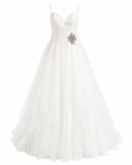 Vestido de Boda Ivory con Detalle de Flor