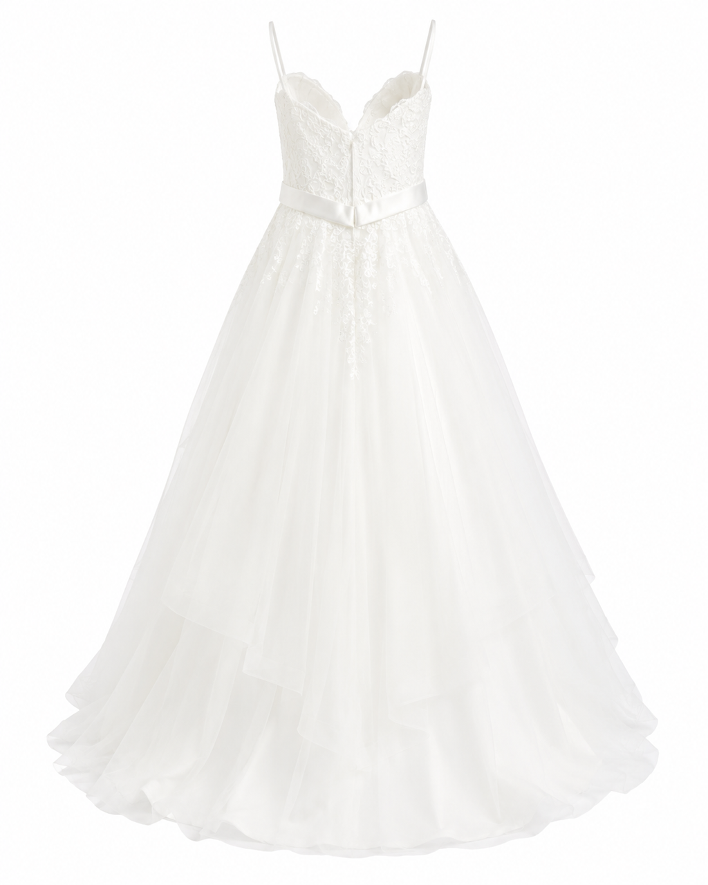 Vestido de Boda Ivory con Detalle de Flor