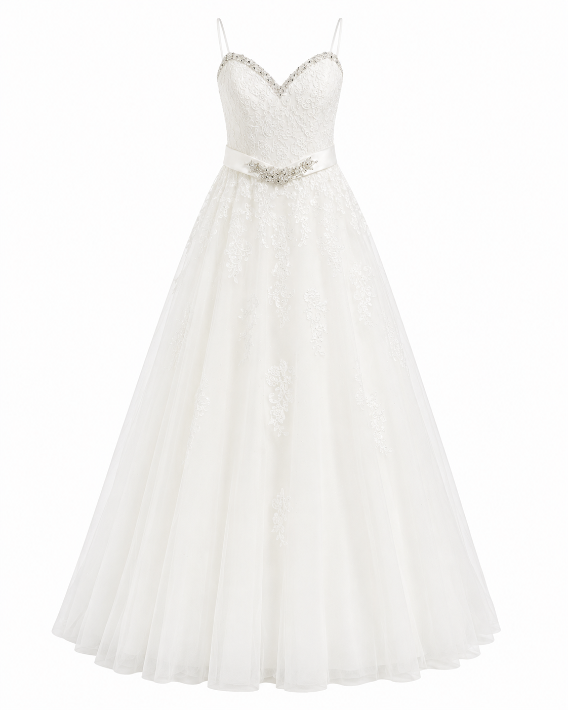 Vestido de Boda Ivory con Brillitos