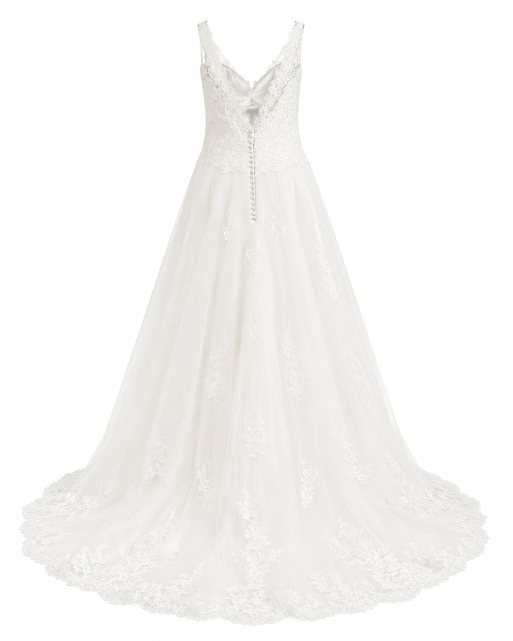 Vestido de Novia Espalda Descubierta