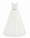 Vestido Ivory de Boda con cinto