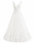 Vestido de Novia Blanco Elegante