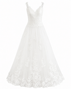 Vestido de Novia Blanco Elegante