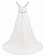 Vestido de Boda Elegante y Detallado Ivory