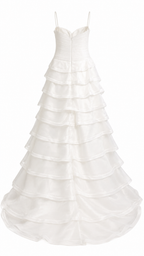 Vestido Blanco de Novia Elegante por Division