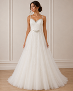 Vestido de Boda Ivory con Brillitos