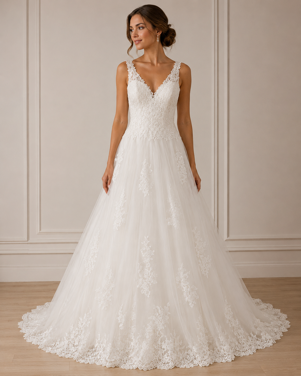 Vestido de Novia Espalda Descubierta