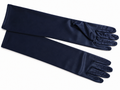 Guantes largos azul marino