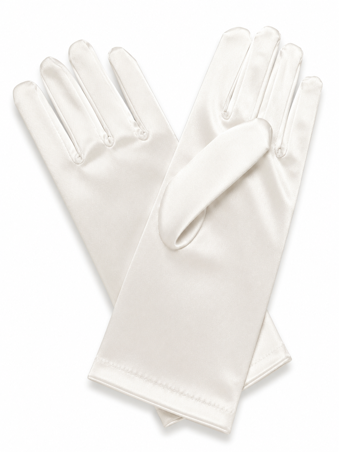 Guantes cortos blancos