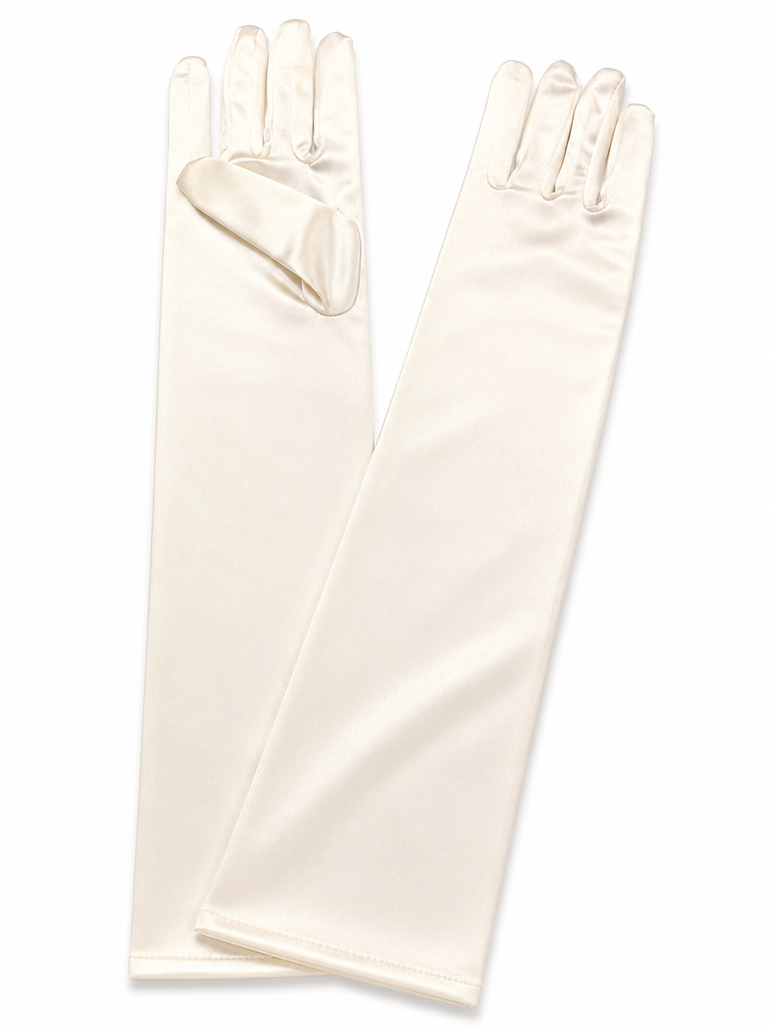 Guantes largos ivory