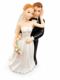 Figura de boda de porcelana