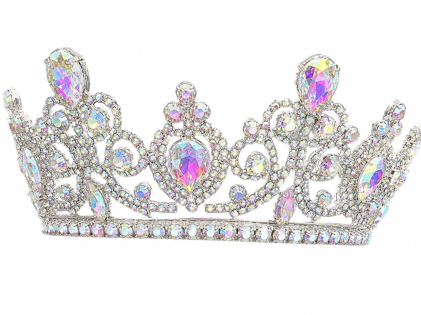 Corona de tiara brillante