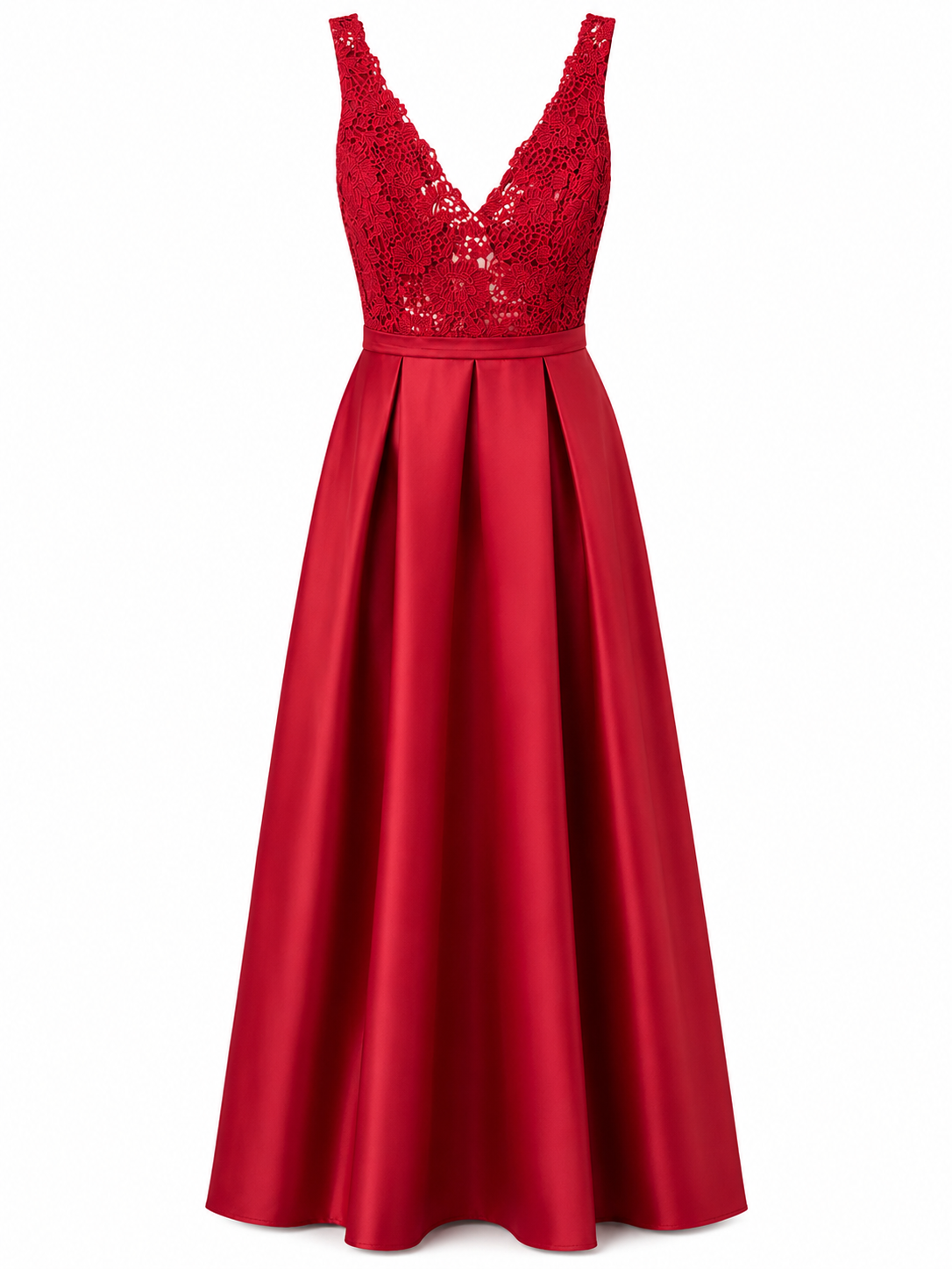 Vestido de Color Vino