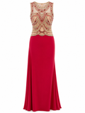 Vestido de Noche Rosa Fiusha