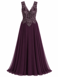 Vestido de Noche Uva Largo