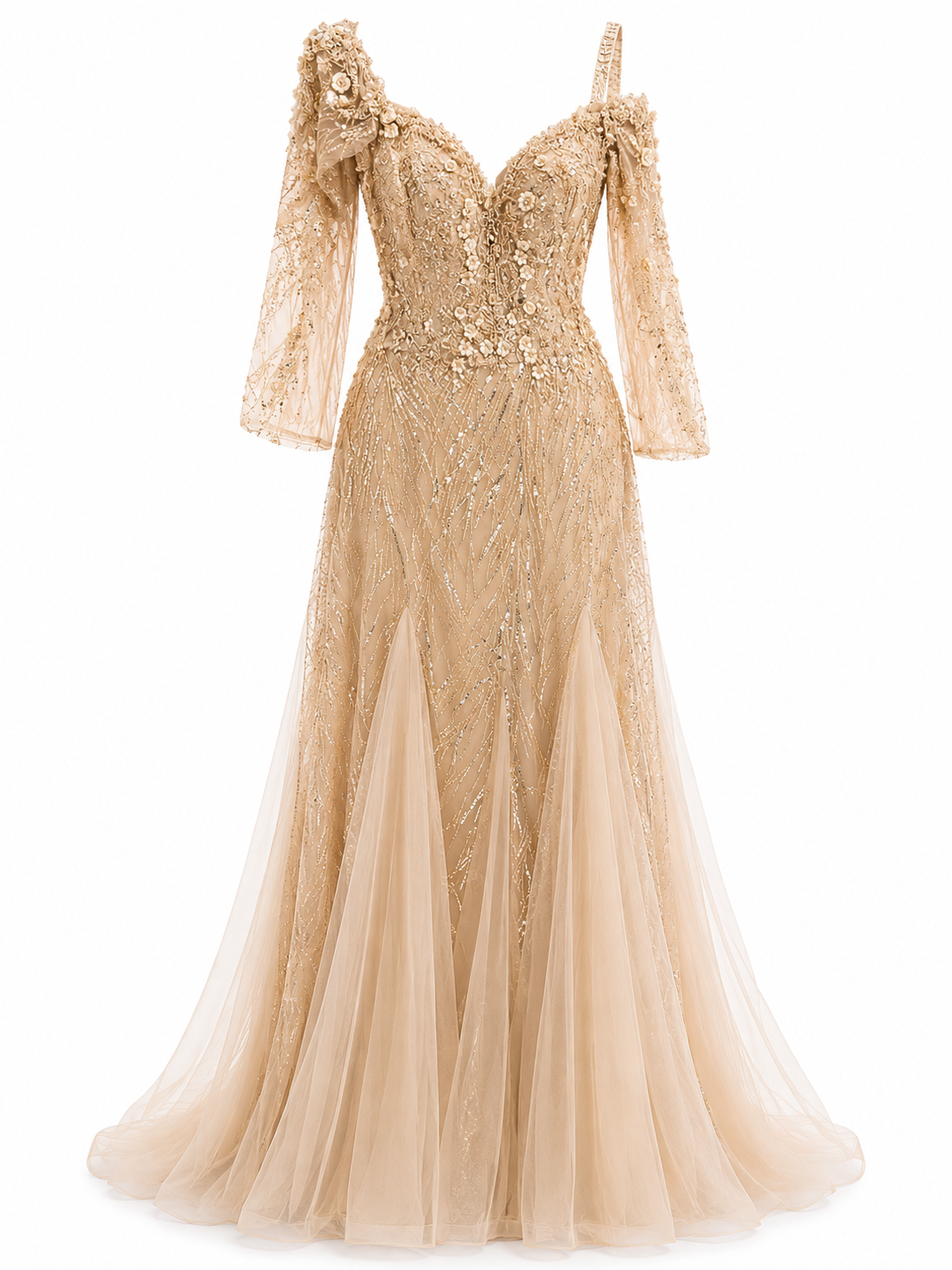 Vestido Rosa Golden Largo