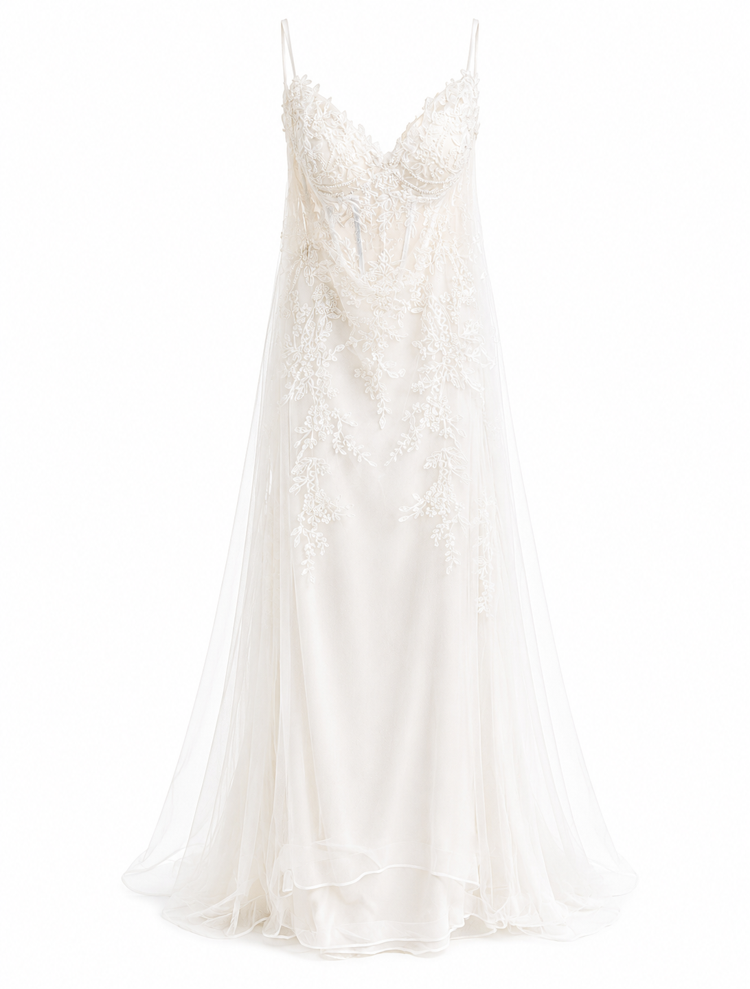 Vestido de Boda Civil Blanco Sirena