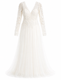 Vestido de Boda Civil Blanco Flores