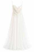 Vestido de Boda Civil Blanco de Princesa
