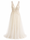 Vestido de Boda Civil Novia Blanco Plata