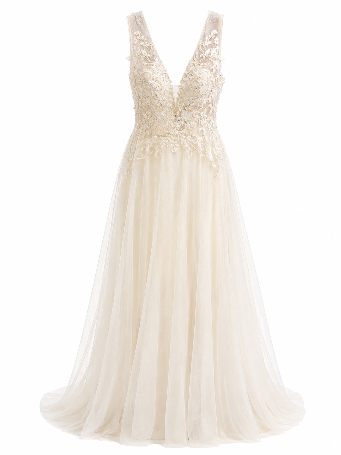 Vestido de Boda Civil Novia Blanco Plata
